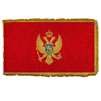 Montenegro Flag Frg w/pole hem, 5x8', Nylon
