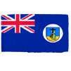 Montserrat Flag w/pole hem, 4x6', Nylon