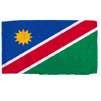 Namibia Flag w/pole hem, 5x8', Nylon