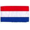 Netherlands Flag w/pole hem, 4x6', Nylon