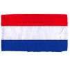 Netherlands Flag w/pole hem, 5x8', Nylon