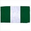 Nigeria Flag w/pole hem, 5x8', Nylon