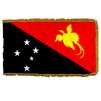 Papua New Guinea Flag Frg w/pole hem, 2x3', Nylon