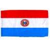 Paraguay Flag w/pole hem, 4x6', Nylon