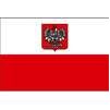 Poland Flag w/Eagle, 5x8', Nylon