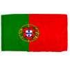 Portugal Flag w/pole hem, 5x8', Nylon