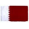 Qatar Flag w/pole hem, 5x8', Nylon