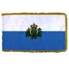 San Marino Flag w/Seal Frg w/pole hem, 2x3', Nylon