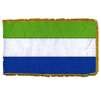 Sierra Leone Flag Frg w/pole hem, 2x3', Nylon