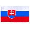 Slovakia Flag w/pole Hem, 5x8', Nylon