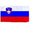 Slovenia Flag w/pole hem, 4x6', Nylon