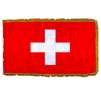 Switzerland Flag Frg w/pole hem, 5x8', Nylon