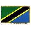 Tanzania Flag Frg w/pole hem, 2x3', Nylon