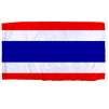 Thailand Flag w/pole hem, 5x8', Nylon