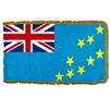 Tuvalu Flag Frg w/pole hem, 3x5', Nylon