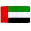 United Arab Emirates Flag w/pole hem, 5x8', Nylon