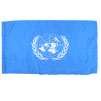 United Nations Flag w/pole hem, 2x3', Nylon