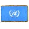 United Nations Flag Frg w/pole hem, 2x3', Nylon