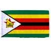 Zimbabwe Flag w/pole hem, 5x8', Nylon