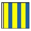 Int. Code/Signal-G w/grommets, 1.5x2', Nylon