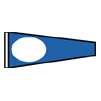 Int. Code/Signal-#2 w/grommets, 1.33x3', Nylon