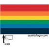 Rainbow Flag, 3x5', Nylon