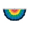 Pleated Rainbow Fan, 3x6', Nylon