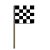 End of Race Flag on Staff, 24x30", Nylon Printed