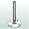 Vertical Flagpole Holder, 1" Dia, Metal