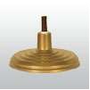 Viscount Flag Stand, 1-1 1/4" Dia, Gold Plastic