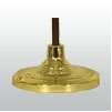 Liberty Floor Stand, 1-1.25" Dia, Gold Plastic