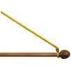 Banner Pole w/Carved Finials, 24", Brass