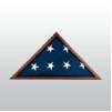 Memorial Case, for 5x9.5' Flag, Poplar-Cherry Finish