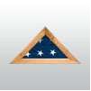 Memorial Case, for 5x9.5' Flag, Maple
