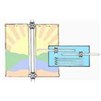Banner Arm Mounting Set , Double - Aluminum
