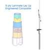 Telescoping  Pole, 15', Fiberglass