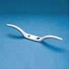 LD Flagpole Cleat, 6", Alumin Silver