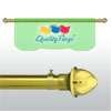 Budget Parade Banner Pole 40"-2 pc, Alum Gold