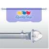 Budget Parade Banner Pole, 52"-1 pc, Alum Silvr
