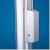 Cleat Cover w/Cylinder, 3-3.5" Dia, Alum Silver