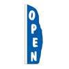 Feather Banner Open Royal Blue, 12'x26",  Nylon