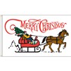 Sleigh Flag 3x5' Nylon
