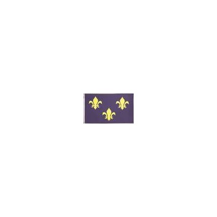 French Fleur-de-lis Flag 3x5' Nylon